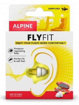 Alpine FlyFit Mini Grip - Dopuri antifonice pentru calatorii cu avionul
