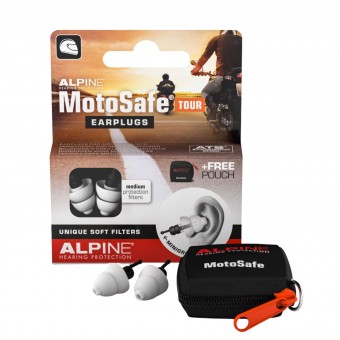 Alpine MotoSafe Tour Ear Plugs - Dopuri antifonice pentru motociclisti