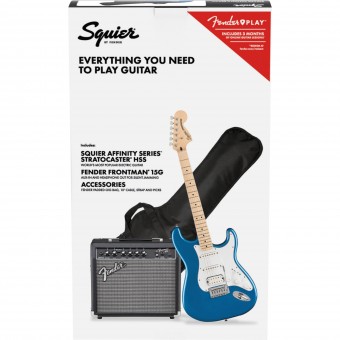 Squier Affinity Strat HSS LPB cu Fender Frontman 15G