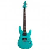 Schecter C-6 Deluxe Satin Aqua