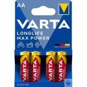 Varta Long Life Max Power , AA , R6 , 4 Baterii / Set